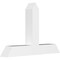 Ekena Millwork Portland Architectural Grade PVC Gable Bracket, 48"W x 32"H x 6"D x 6"F, 16/12 Pitch GBP048X32X0606POR00 - alternate 1